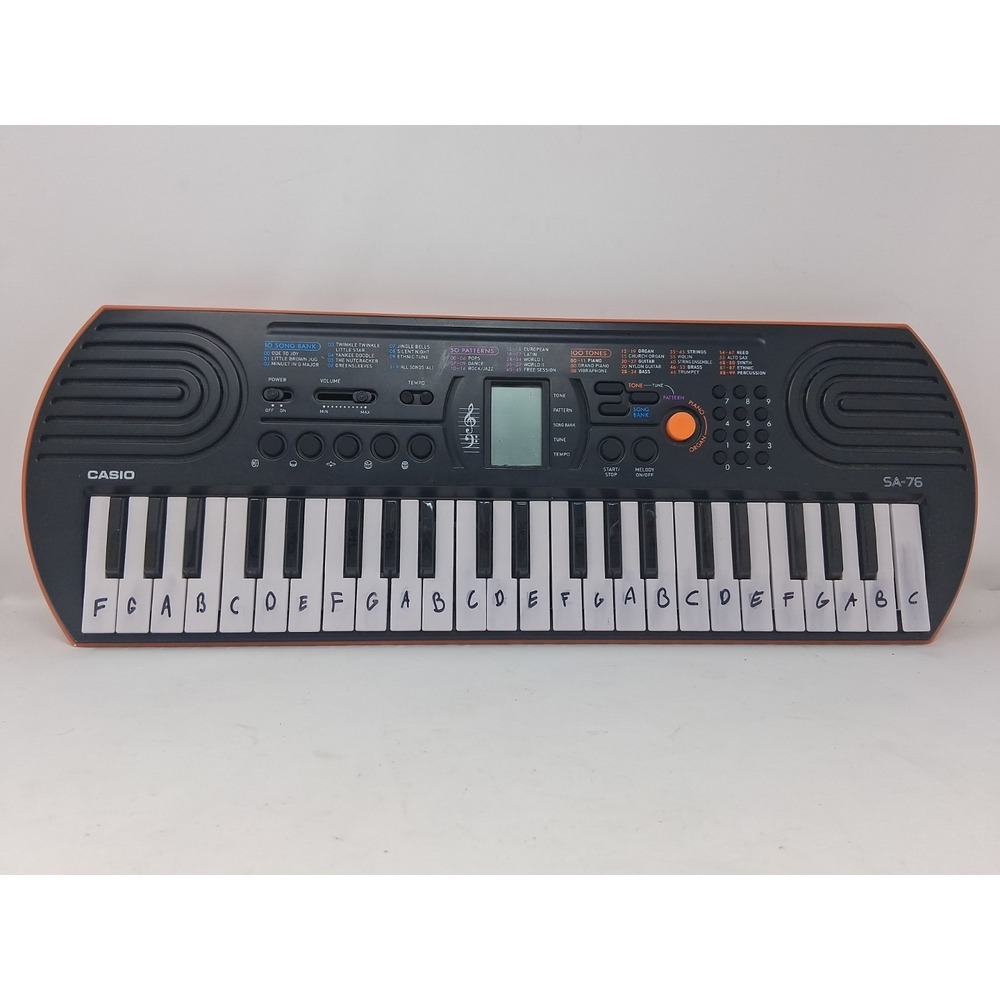 Casio SA-76 44-Key Mini Keyboard Piano Tested Working Great